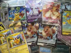 30 English Pokemon Card Lot (V, AR, Promos, ex, Holo, Regular) - Image 1