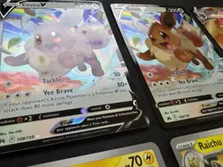 30 English Pokemon Card Lot (V, AR, Promos, ex, Holo, Regular) - Image 5