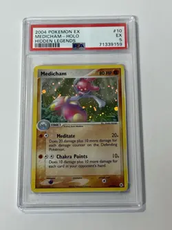Pokemon Medicham 10/101 EX Hidden Legends Holo - Image 1