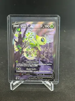 Pokemon Celebi V Ultra Rare Full Art Holo Fusion Strike 245/264 - Fair Shape - Image 1