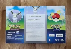 🔥Lot of 4- Pokemon GO Radiant Eevee Premium Col Team Mystic,Valor,Team Instin - Image 3