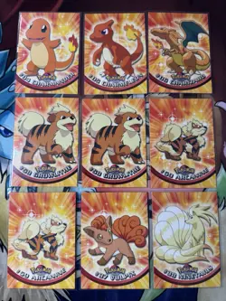 Topps Pokemon Lot Of 148 Holo & Non Holo (Blue, Black, & Green) 1, 2, 3 Series - Image 1