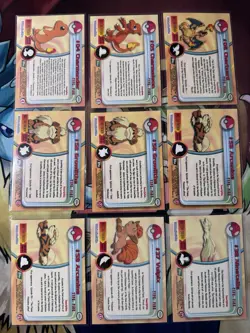 Topps Pokemon Lot Of 148 Holo & Non Holo (Blue, Black, & Green) 1, 2, 3 Series - Image 2