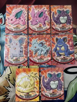 Topps Pokemon Lot Of 148 Holo & Non Holo (Blue, Black, & Green) 1, 2, 3 Series - Image 5