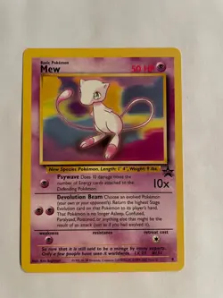 Mew #8 Black Star Promo Rare Vintage Pokemon Card - NM - Image 1