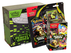 Pokemon TCG Perfect Order LOT: Sealed ETB, Booster Bundle & 3-Pack Blister NEW - Image 1