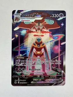Pokemon TCG Deoxys VMAX GG45 Crown Zenith 👑 SWSH NM Pokemon Card - Image 1