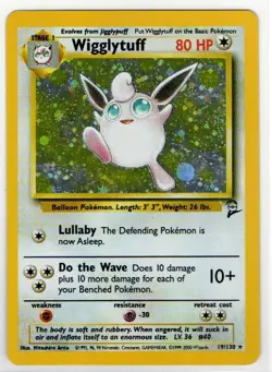 Wigglytuff - 19/130 Base Set 2 2000 WOTC - Holo - Pokemon TCG - Image 1