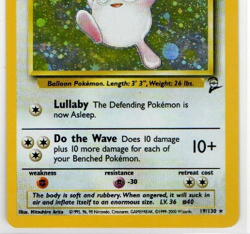 Wigglytuff - 19/130 Base Set 2 2000 WOTC - Holo - Pokemon TCG - Image 3