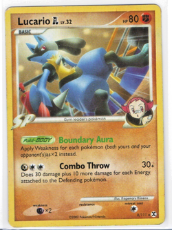 Pokemon 2009 Rising Rivals Lucario GL #8/111 - Image 1