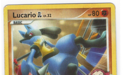 Pokemon 2009 Rising Rivals Lucario GL #8/111 - Image 3