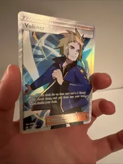 Pokemon TCG Volkner Full Art Ultra Prism Holo Card 156/156 NM Condition - Image 5