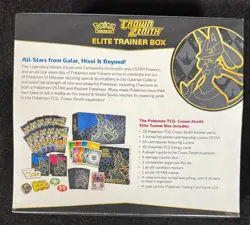 POKEMON CROWN ZENITH ELITE TRAINER BOX SEALED ETB - Image 4
