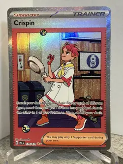 Pokemon TCG Prismatic Evolutions Crispin #171/131 Special Illustration Rare - Image 1