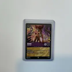 Lorcana Bambi Little Prince Regular Legendary Card 63/204 Reign of Jafar - Image 1