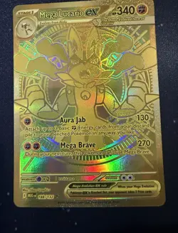 *Read Description* Pokemon Mega Lucario EX 188/132 Hyper Rare - Image 1