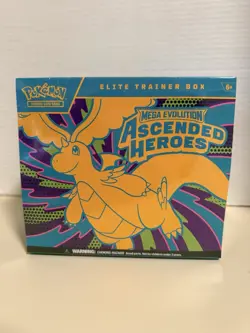 Pokemon TCG Mega Evolution Ascended Heroes ETB Elite Trainer Box Factory Sealed - Image 1