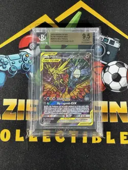 2019 Pokemon Moltres & Zapdos & Articuno Tag Team GX Black Star Promo BGS 9.5 - Image 1