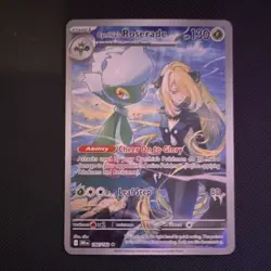Pokemon Cynthia's Roserade 184/182 Destined Rivals Rare Full Art Holo 130HP - Image 1