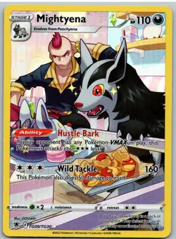 Mightyena TG09/TG30 Holo Astral Radiance Trainer Gallery Pokemon NM - Image 1