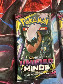 2x Pokemon Unified Minds Opened Pack Art Set - Image 2