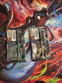 2x Pokemon Unified Minds Opened Pack Art Set - Image 4