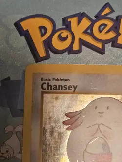 Pokemon TCG Chansey 003/102 Base Set (Shadowless) Holo Unlimited - Image 3