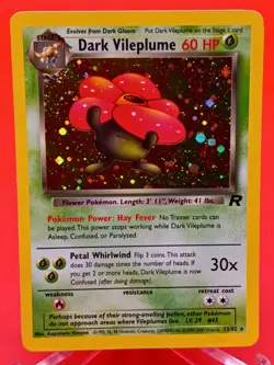 Dark Vileplume Holo 13/82 Team Rocket Near Mint Vintage Pokemon - Image 1