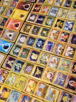 Base Set NM LP 102/102 near Complete Master Set Pokemon Vintage Charizard Holo - Image 1