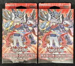 Yugioh Pendulum Domination Structure Deck Original 2016 SEALED 1st Edition x2 - Image 1