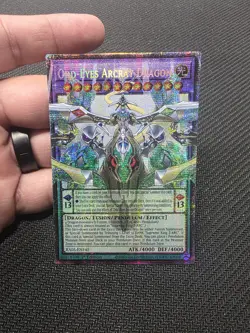 YUGIOH Odd-Eyes Arcray Dragon OVERFRAME Starlight Rare RA05-EN145 1st Edition NM - Image 1