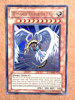 yugioh Winged Kuriboh LV10 DR04-EN005 Ultra Rare near mint - Image 1
