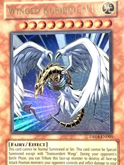 yugioh Winged Kuriboh LV10 DR04-EN005 Ultra Rare near mint - Image 2