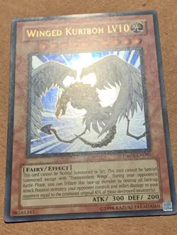 yugioh Winged Kuriboh LV10 DR04-EN005 Ultra Rare near mint - Image 5