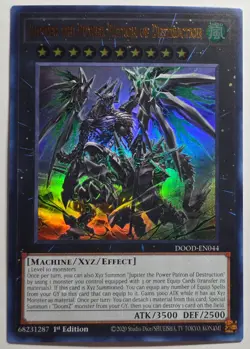 Yugioh Jupiter the Power Patron of Destruction DOOD-EN0044 Ultra Rare 1st Ed - Image 1