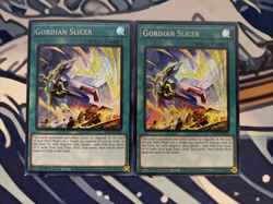 Yugioh Gordian Slicer Secret Rare ALIN-EN066 Near Mint x2 - Image 1
