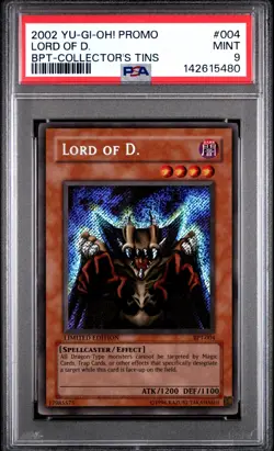 2002 YU-GI-OH! PROMO BPT-COLLECTOR'S TINS #004 LORD OF D. - Image 1