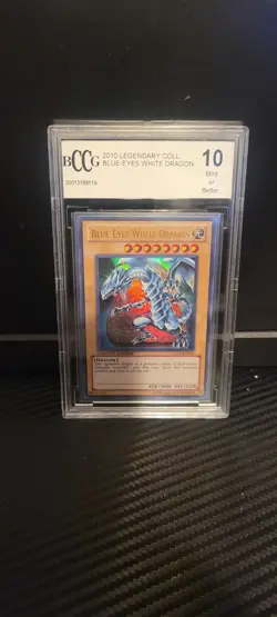 BCCG 10 MINT YuGiOh Blue Eyes White Dragon LC01-EN004 2010 Legendary Collection - Image 1