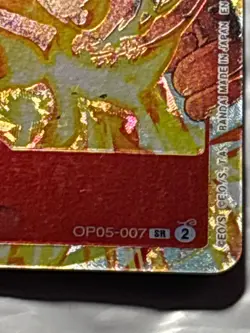 One Piece Card Game Sabo OP05-007 SR Holo Foil Revolutionary Army Bandai English - Image 2