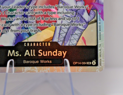 One Piece OP14-084 Ms. All Sunday SR - Image 5