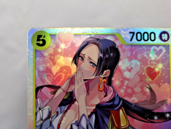 One Piece Cards PRB02-017 Boa Hancock SR (English and Japanese versions) - Image 3
