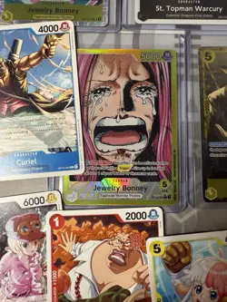 One Piece card Lot Of 25 Cards - Jewelry Bonney - Sabo - Image 2