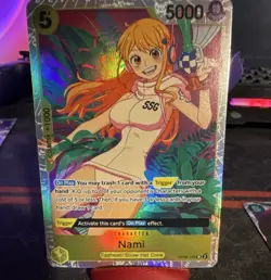 Namco Nami OP08-106 Two Legends Foil Super Rare Holo Character EN - Image 1