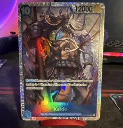 One Piece Kaido OP04-044 Kingdoms of Intrigue Holo SR 12000 Power EN - Image 1
