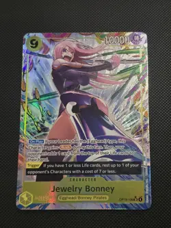 Bandai Jewelry Bonney OP13-108 SR Alternate Art Foil Carrying on His Will - Image 1