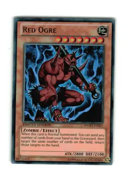 Red Ogre WGRT-EN025 Super Rare Yu-gi-oh Card Limited Edition NM - Image 1