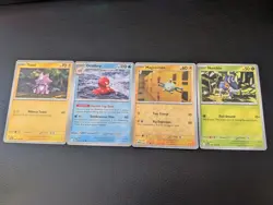 4x Yuka Morii Cards - 1 Reverse Holo + 3 Commons Non Holo - Modern Pokemon TCG - Image 1