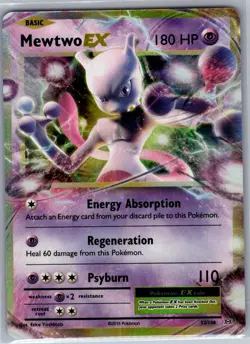Mewtwo EX 52/108 XY - Evolutions - Pokemon Card - NM - Image 1