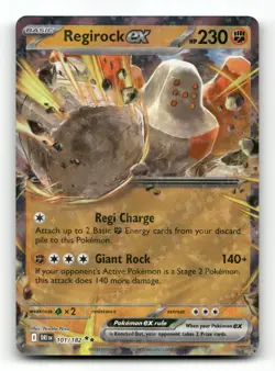 Regirock ex 101/182 - Destined Rivals - Pokemon Card NM/M - Image 1