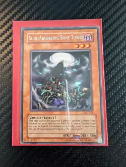 Yugioh Soul-Absorbing Bone Tower - AST-011 - Rare - NM - Image 1